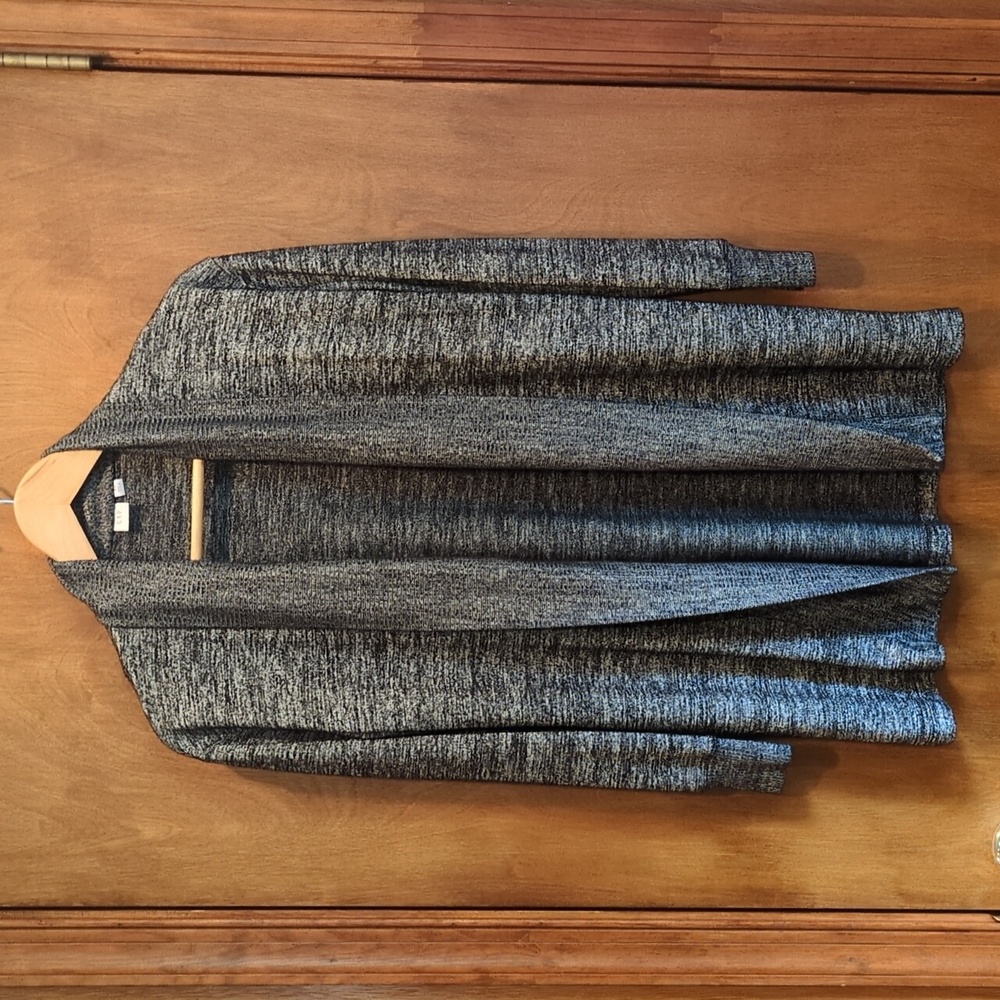 GAP Open Front Cardigan Sweater In Charcoal Size XS